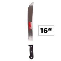 FACÃO PARA MATO COM CABO DE PLASTICO 16"