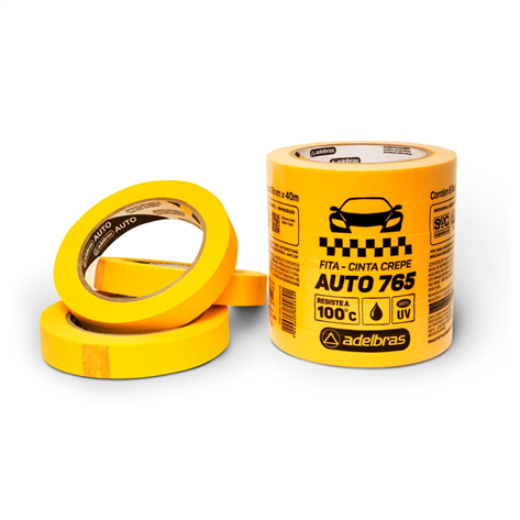 FITA-CREPE-AUTO-765-18mmX40m-AMARELA- ADELBRAS