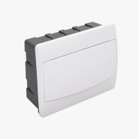 CAIXA PLASTICA 6/9 DISJUNTOR EMBUTIR BRANCO