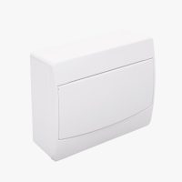 CAIXA PLASTICA 6/9 DISJUNTOR SOBREPOR BRANCO